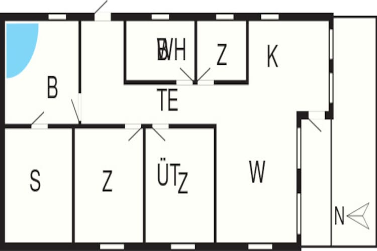 Luxe retraite nabij Kvie So -- By Traum Ferienwohnungen-Plattegrond