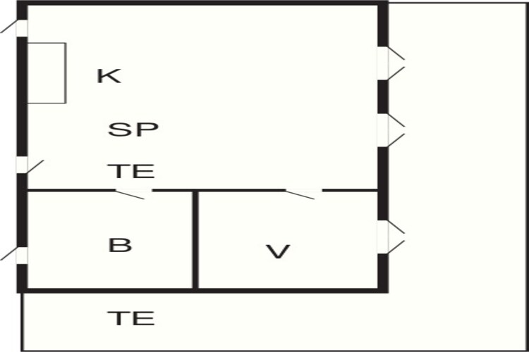 Refugium mit Meerespanorama - Grundriss
