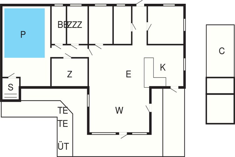 6 persoons vakantie huis in Knebel-By Traum-Plattegrond