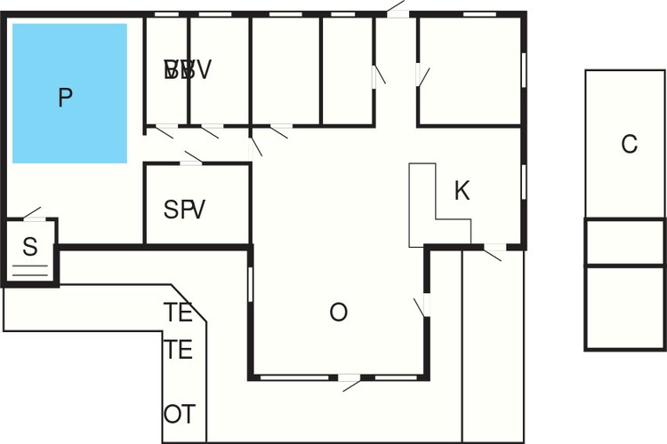 6 persoons vakantie huis in Knebel-By Traum-Plattegrond