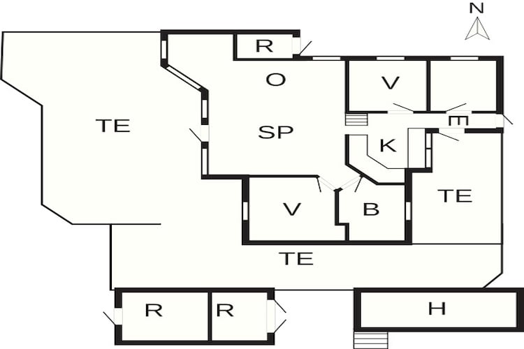 Stijlvol strandhuis -- By Traum Ferienwohnungen-Plattegrond