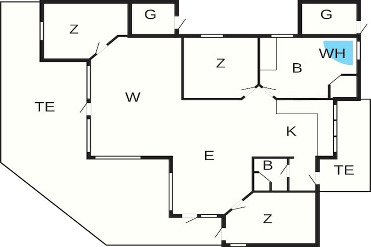 Ruim familieverblijf -- By Traum Ferienwohnungen-Plattegrond