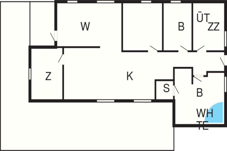 6 persoons vakantie huis in Oksbøl-By Traum-Plattegrond
