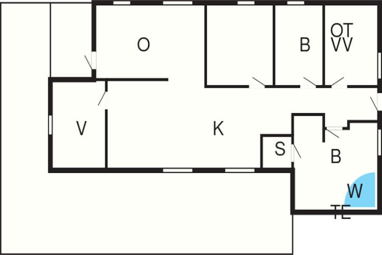 6 persoons vakantie huis in Oksbøl-By Traum-Plattegrond