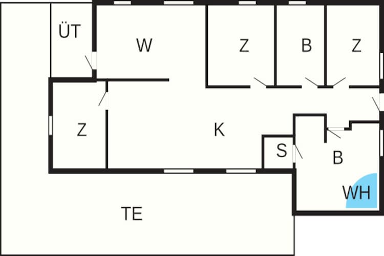 6 persoons vakantie huis in Oksbøl-By Traum-Plattegrond