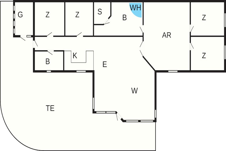 8 persoons vakantie huis in Ålbæk - Plattegrond