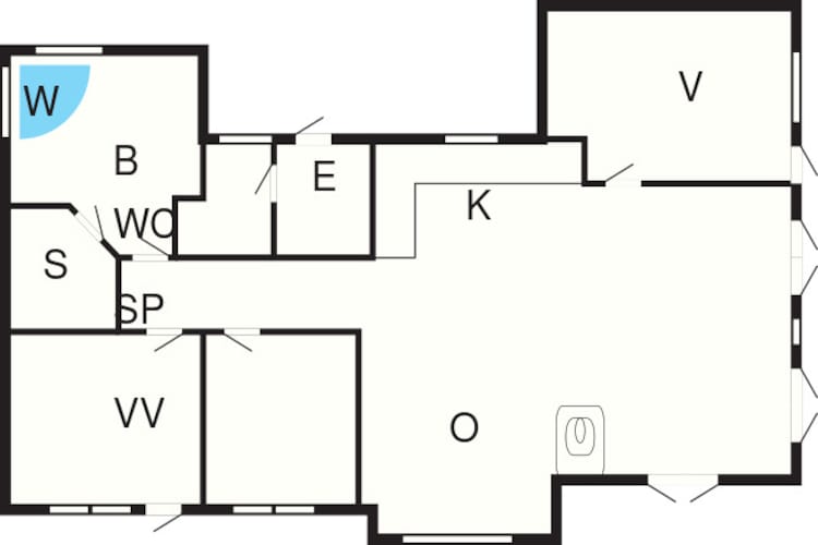 8 person holiday home in Broager-By Traum-Floor plan