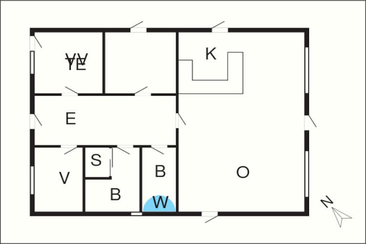 6 persoons vakantie huis in Hadsund-By Traum-Plattegrond