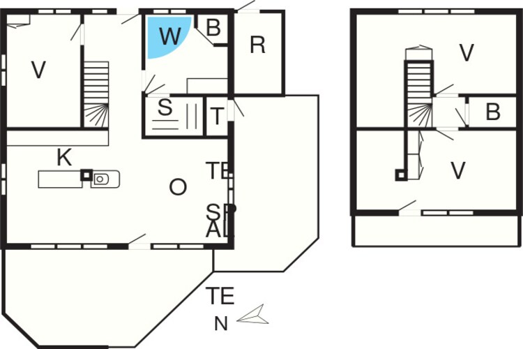 MERKUR 70+48 LOGGIA SW 2.R.-Plattegrond