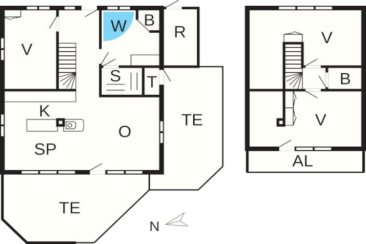 MERKUR 70+48 LOGGIA SW 2.R.-Plattegrond