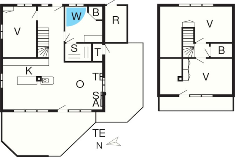 MERKUR 70+48 LOGGIA SW 2.R. - Floor plan