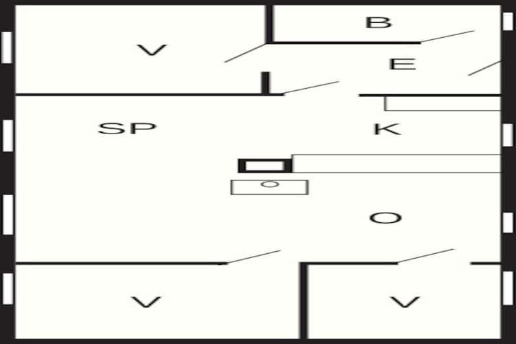 DUEODDE FERIEBY-Plattegrond