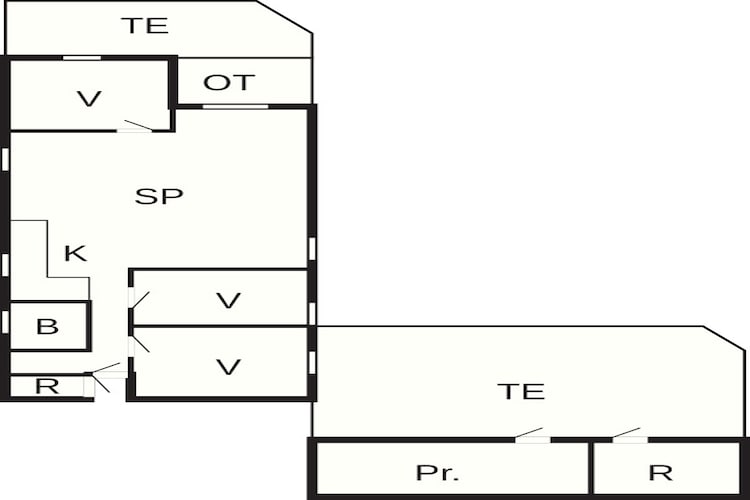 6 persoons vakantie huis in Blokhus-By Traum-Plattegrond