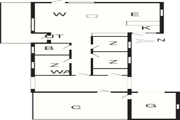 6 persoons vakantie huis in Løkken-By Traum-Plattegrond