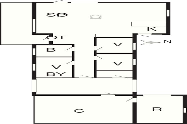 6 persoons vakantie huis in Løkken-By Traum-Plattegrond