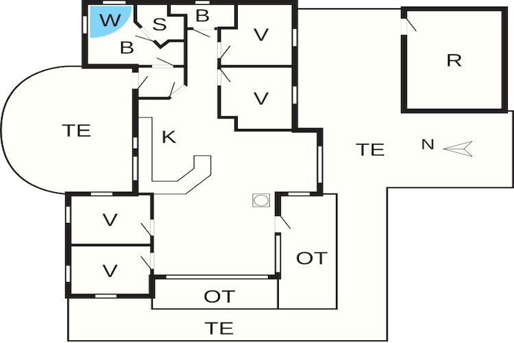 Gezellig strandhuis met spa -- By Traum Ferienwohnungen-Plattegrond