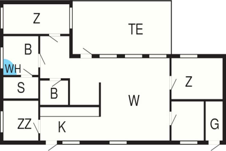 8 persoons vakantie huis in Vestervig-Plattegrond