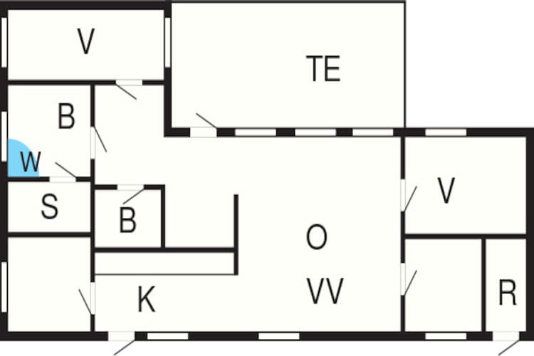 8 persoons vakantie huis in Vestervig-Plattegrond