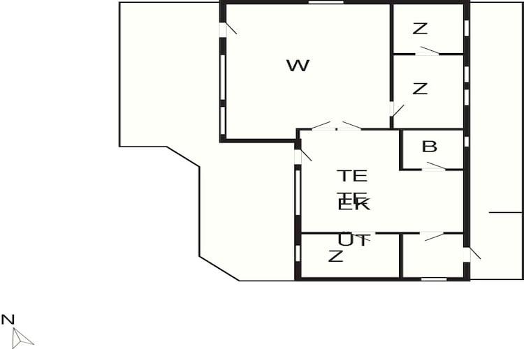 8 persoons vakantie huis in Løgstør-By Traum - Plattegrond