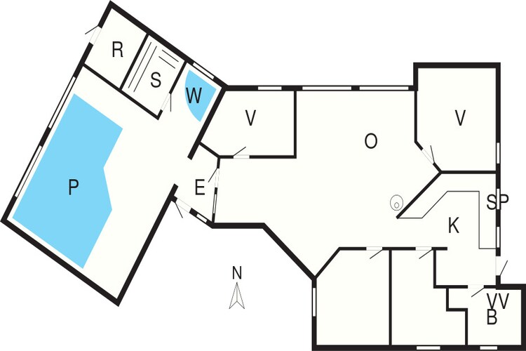 8 persoons vakantie huis in Gilleleje-By Traum-Plattegrond