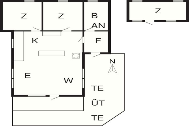 Strandplezier & Ontspanning -- By Traum Ferienwohnungen-Plattegrond