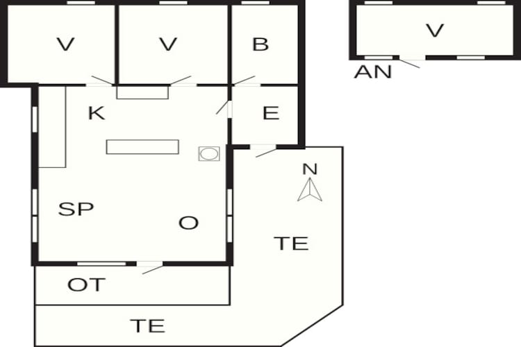 Strandplezier & Ontspanning -- By Traum Ferienwohnungen-Plattegrond