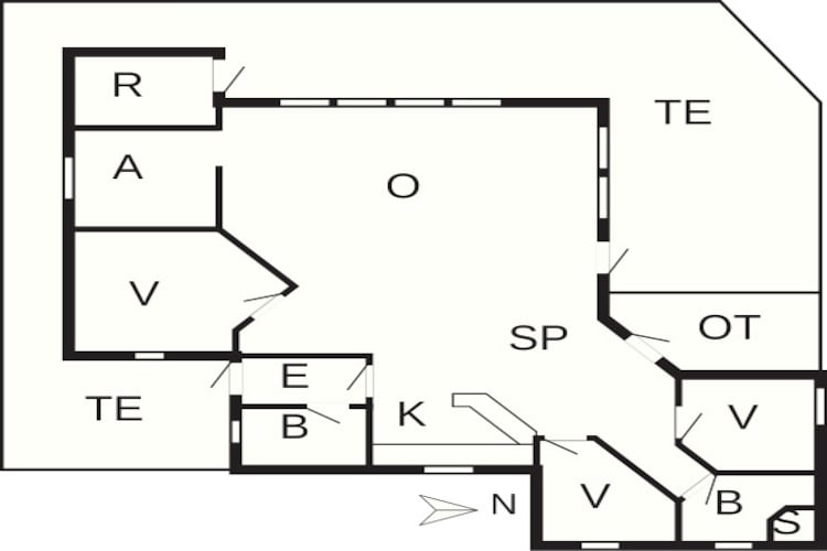 10 persoons vakantie huis in Harboøre-By Traum-Plattegrond