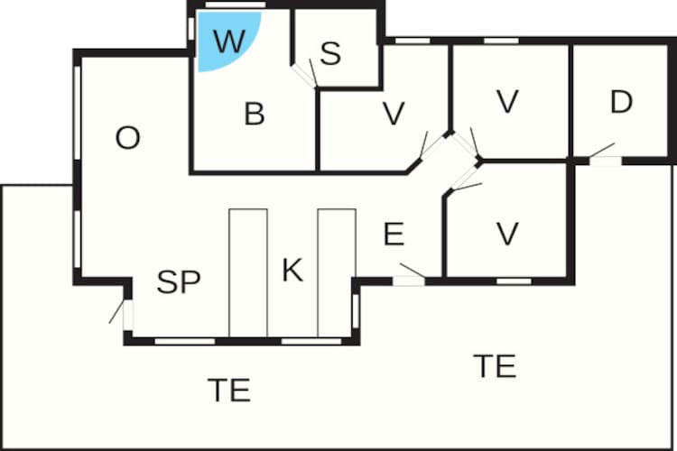 Luxe retraite nabij strand -- By Traum Ferienwohnungen-Plattegrond