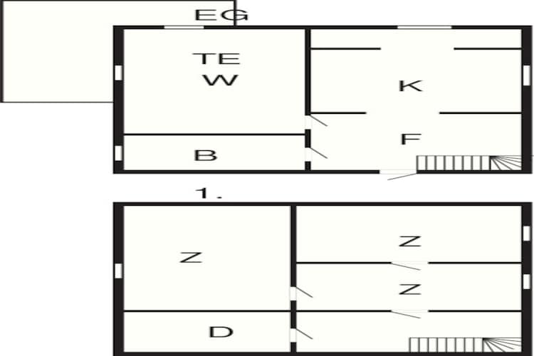 4 Personen Ferienhaus in Skatvik-By Traum - Grundriss