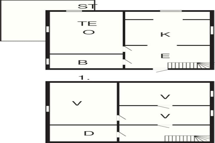 4 Personen Ferienhaus in Skatvik-By Traum - Grundriss