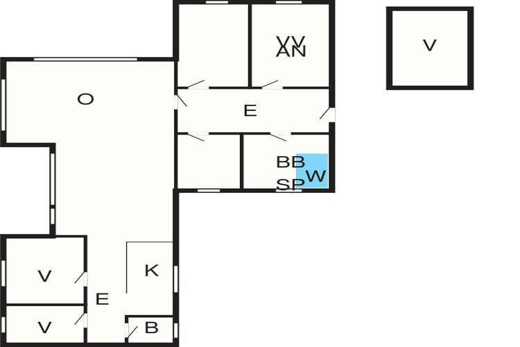 Afgelegen Spa-Retraite -- By Traum Ferienwohnungen-Plattegrond