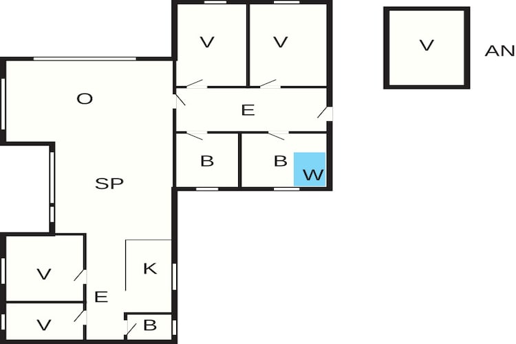 Afgelegen Spa-Retraite -- By Traum Ferienwohnungen-Plattegrond