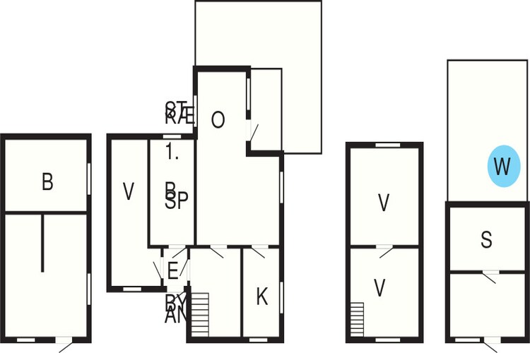 GAMLEHUSET HUS 42907-Plattegrond