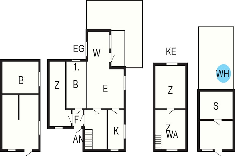 GAMLEHUSET HUS 42907 - Plattegrond