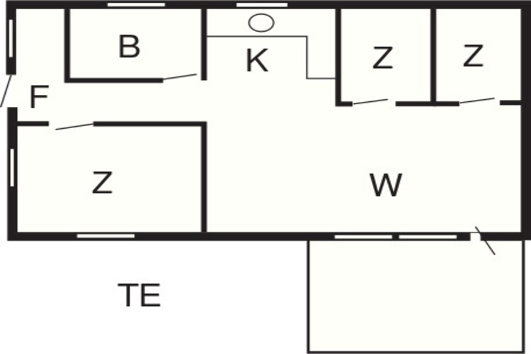 8 persoons vakantie huis in Stege-By Traum-Plattegrond