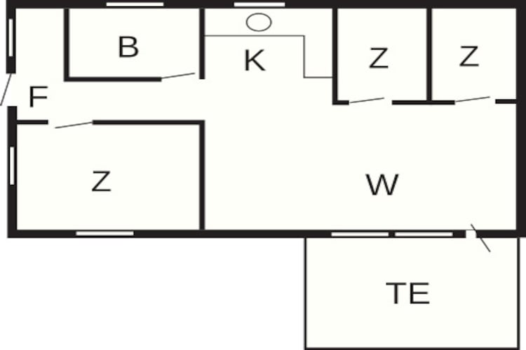 8 persoons vakantie huis in Stege-By Traum-Plattegrond