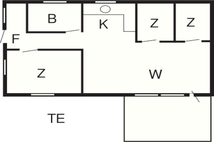 8 persoons vakantie huis in Stege-By Traum - Plattegrond