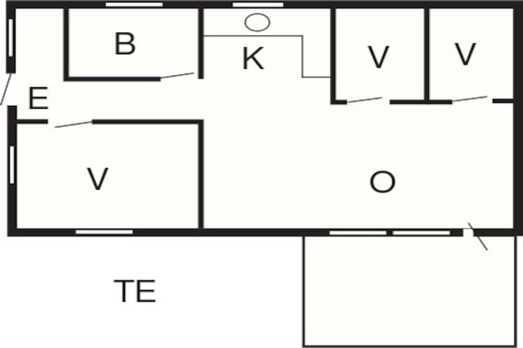 8 persoons vakantie huis in Stege-By Traum - Plattegrond