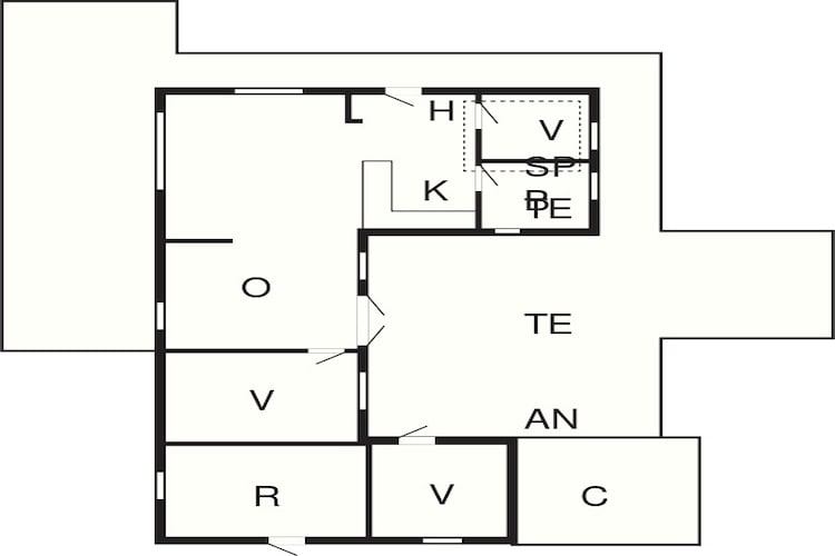 6 persoons vakantie huis in Løkken-By Traum-Plattegrond