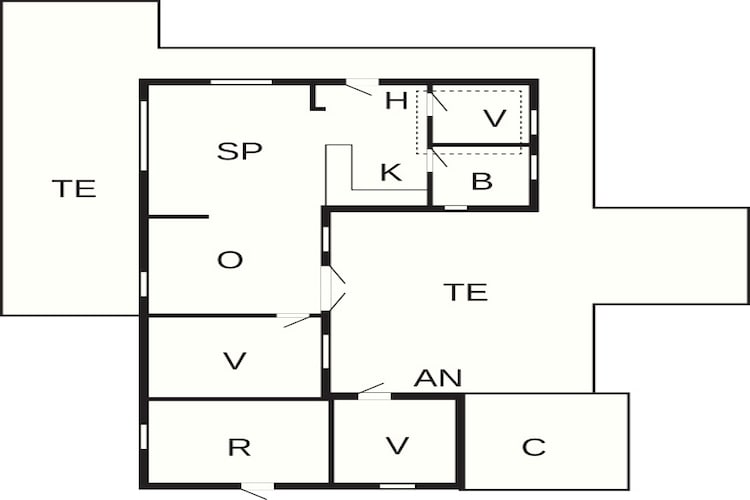 6 persoons vakantie huis in Løkken-By Traum-Plattegrond