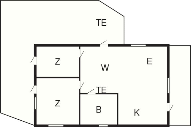 Maison de vacances pour 4 a VIKBOLANDET-By Traum-Plan d'étage