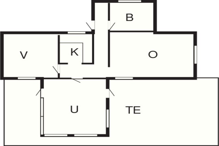 2 persoons vakantie huis in SÖLVESBORG-By Traum-Plattegrond