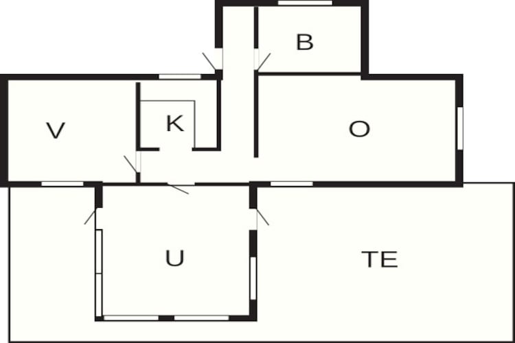 2 persoons vakantie huis in SÖLVESBORG-By Traum-Plattegrond