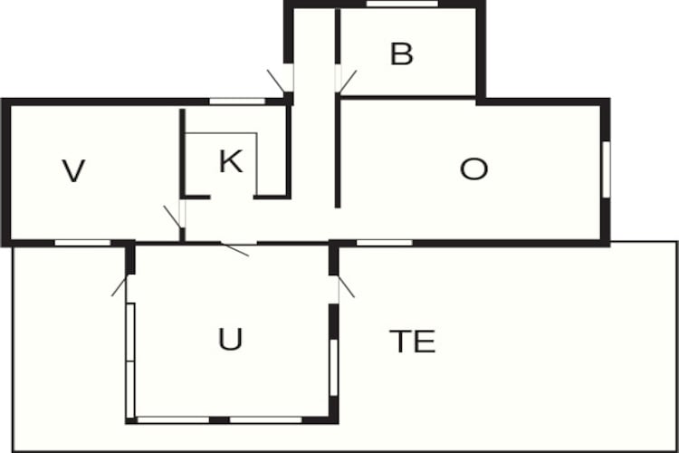 2 persoons vakantie huis in SÖLVESBORG-By Traum - Plattegrond