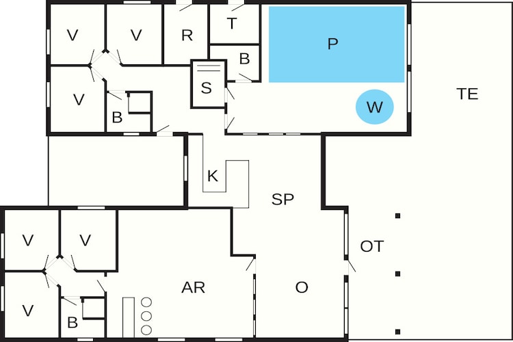 Luxe zwembadvilla bij zee -- By Traum Ferienwohnungen-Plattegrond