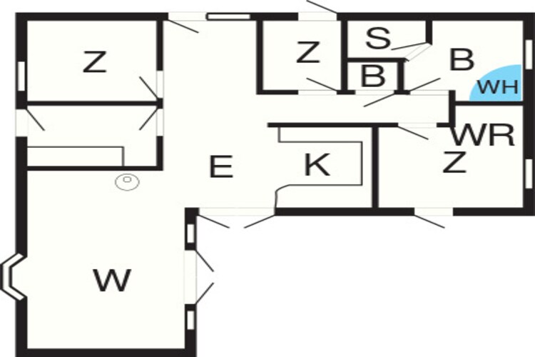 Rustige strand retraite -- By Traum Ferienwohnungen-Plattegrond