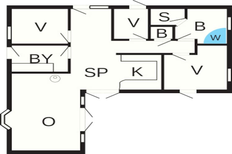 Rustige strand retraite -- By Traum Ferienwohnungen-Plattegrond