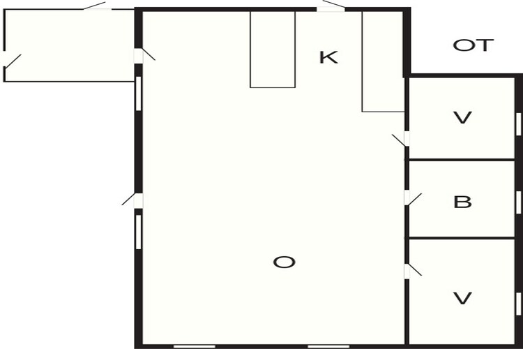 4 persoons vakantie huis in Fårvang-By Traum-Plattegrond