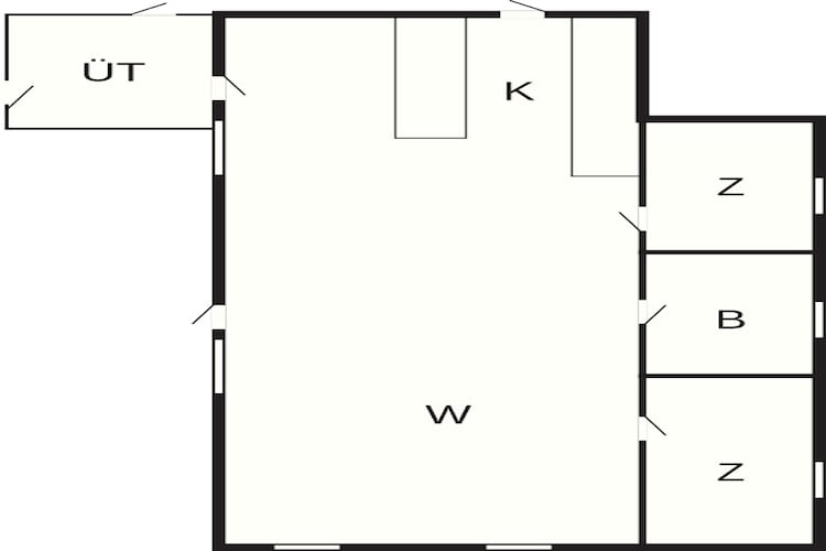 4 persoons vakantie huis in Fårvang-By Traum-Plattegrond