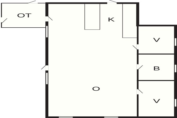 4 persoons vakantie huis in Fårvang-By Traum-Plattegrond